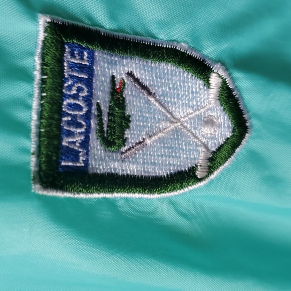 Izod Lacoste Vintage 80's  Aqua Lightweight Jacket - Picture 5 of 12